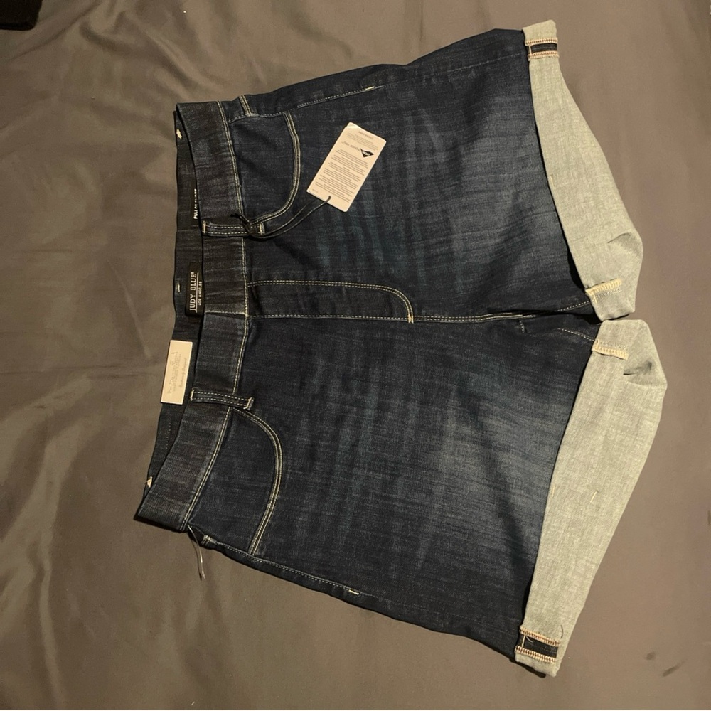 Judy Blue Dark Pull On Shorts 3x BNWT